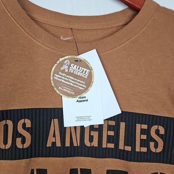 Nike Los Angeles Rams 2023 Salute To Service Long Sleeve Shirt‎ Men's Size Small - Picture 5 of 9